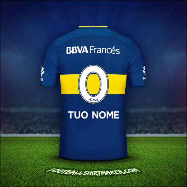 Maglia Boca Juniors 2017/18 -  tuo nome - 0