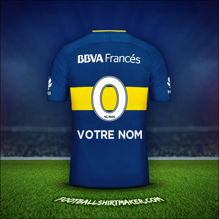 Maillot Boca Juniors 2017/18 -  votre nom - 0