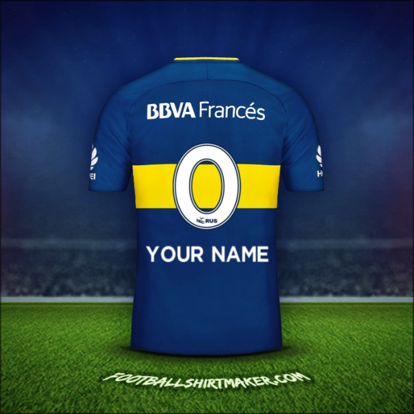 Shirt Boca Juniors 2017/18 -  your name - 0
