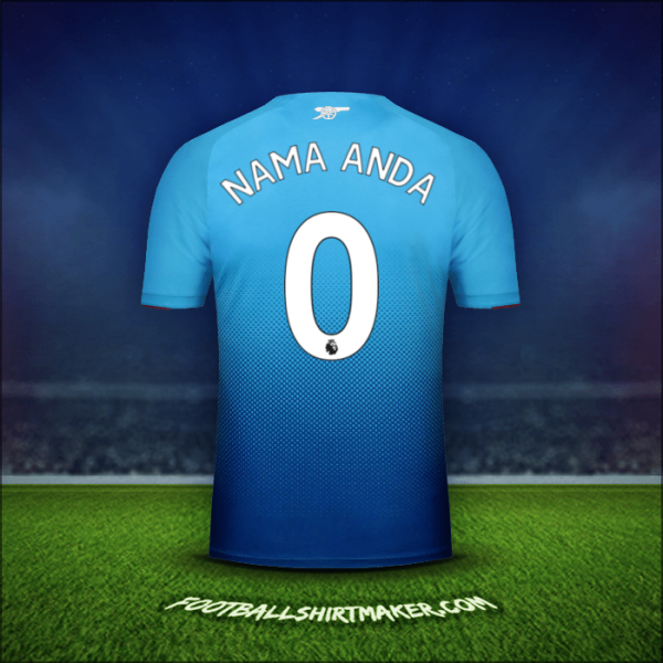 Jersey Arsenal 2017/18 Alternatif -  nama anda - 0
