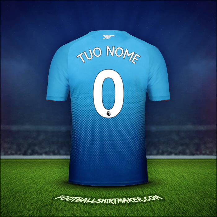Maglia Arsenal 2017/18 Seconda -  tuo nome - 0