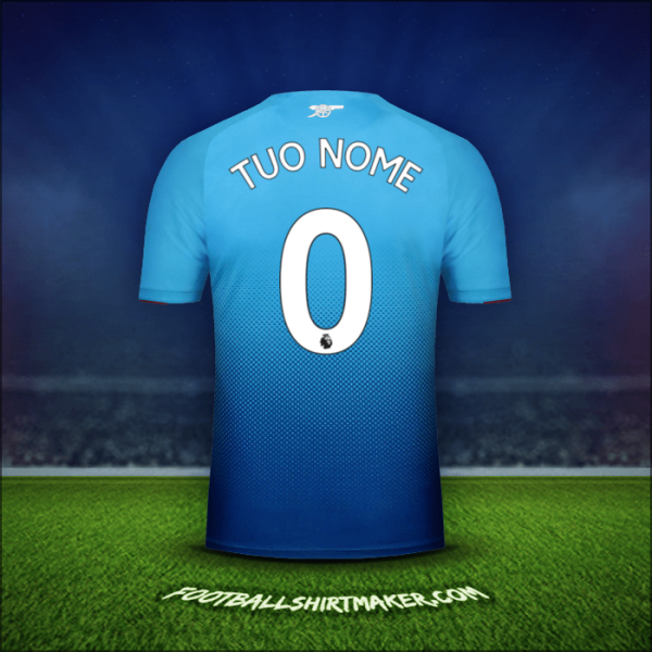 Maglia Arsenal 2017/18 Seconda -  tuo nome - 0
