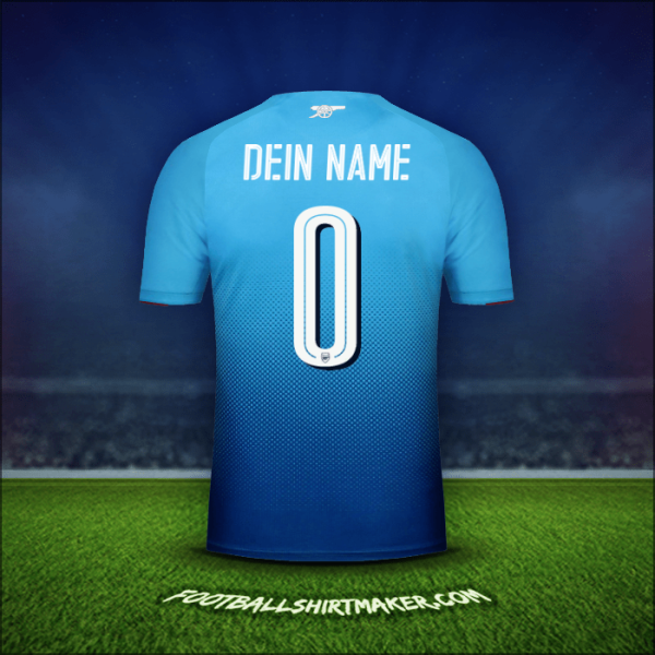 Trikot Arsenal Cup 2017/18 Auswärts -  dein name - 0