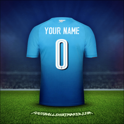 Shirt Arsenal Cup 2017/18 Away -  your name - 0