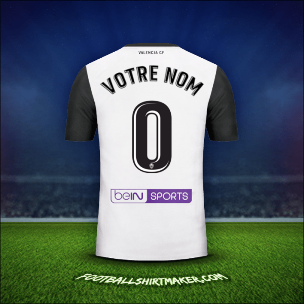 Maillot Valencia CF 2017/18 -  votre nom - 0