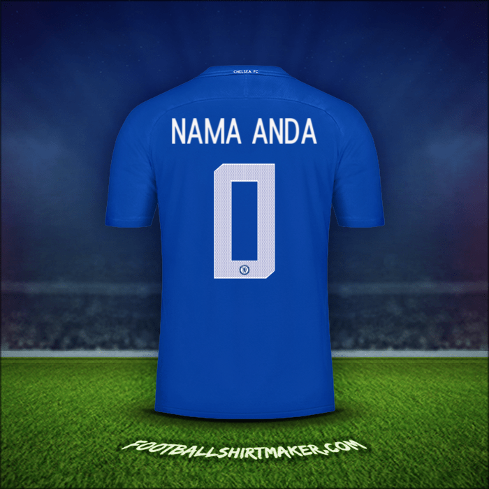 Jersey Chelsea Cup 2017/18 -  nama anda - 0