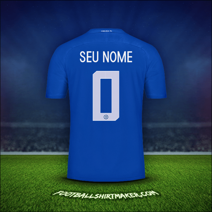 Camisa Chelsea Cup 2017/18 -  seu nome - 0