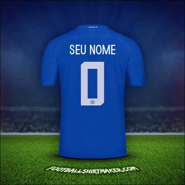 Camisa Chelsea Cup 2017/18 -  seu nome - 0