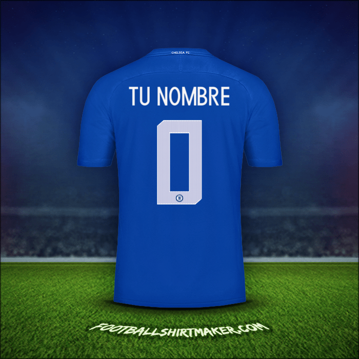 Camiseta Chelsea Cup 2017/18 -  tu nombre - 0