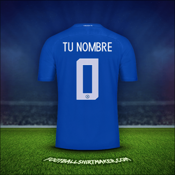 Camiseta Chelsea Cup 2017/18 -  tu nombre - 0