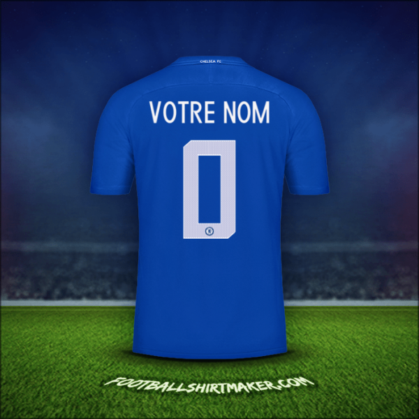 Maillot Chelsea Cup 2017/18 -  votre nom - 0