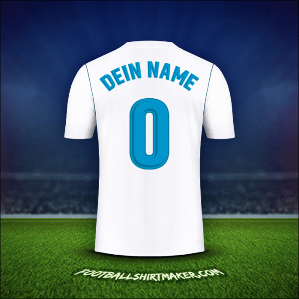 Trikot Real Madrid CF 2017/18 -  dein name - 0
