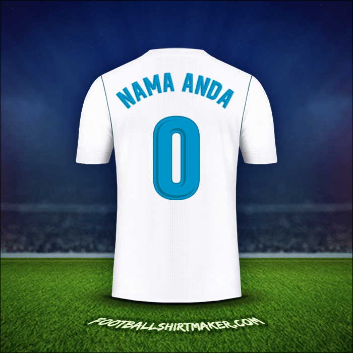 Jersey Real Madrid CF 2017/18 -  nama anda - 0