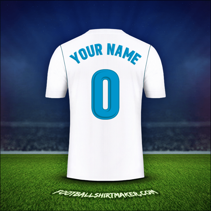 Jersey Real Madrid CF 2017/18 -  your name - 0