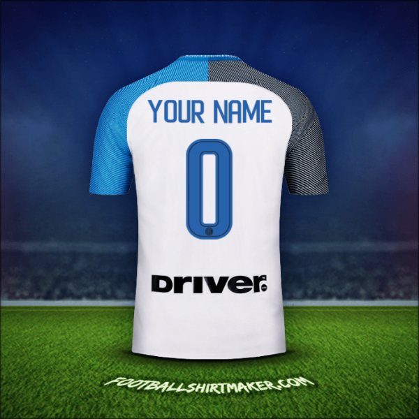 Jersey Inter 2017/18 Away -  your name - 0