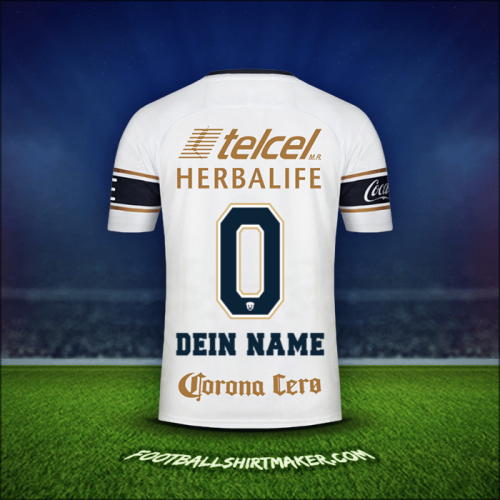 Trikot Pumas UNAM 2017/18 -  dein name - 0