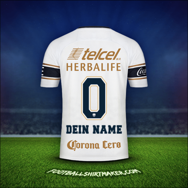 Trikot Pumas UNAM 2017/18 -  dein name - 0
