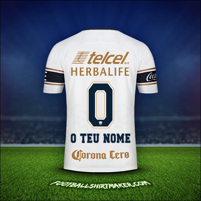 Camisola Pumas UNAM 2017/18 -  o teu nome - 0