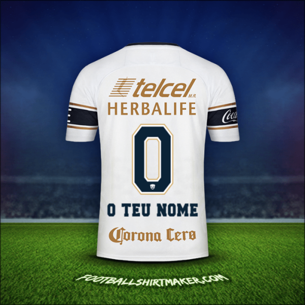 Camisola Pumas UNAM 2017/18 -  o teu nome - 0