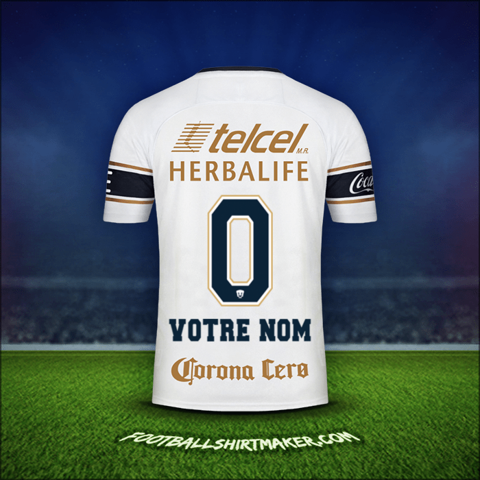 Maillot Pumas UNAM 2017/18 -  votre nom - 0