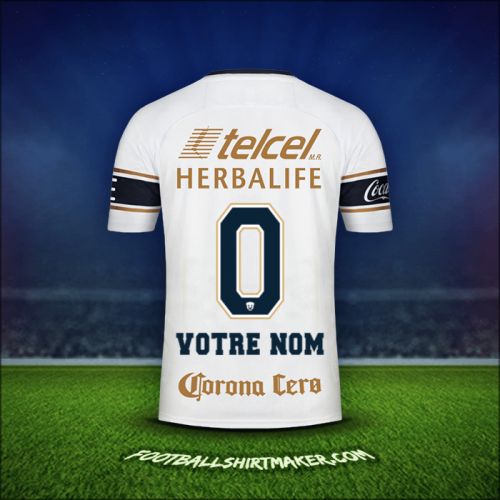 Maillot Pumas UNAM 2017/18 -  votre nom - 0