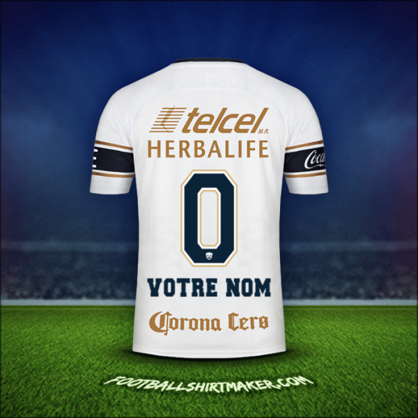 Maillot Pumas UNAM 2017/18 -  votre nom - 0