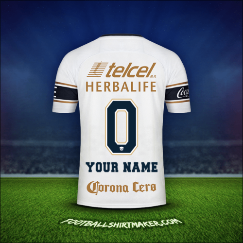 Shirt Pumas UNAM 2017/18 -  your name - 0