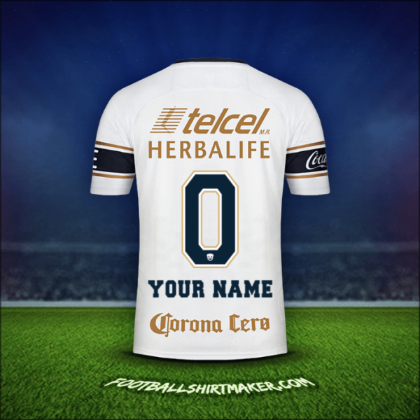 Shirt Pumas UNAM 2017/18 -  your name - 0