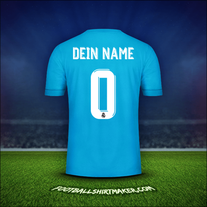 Trikot Real Madrid CF Cup 2017/18 Dritte -  dein name - 0