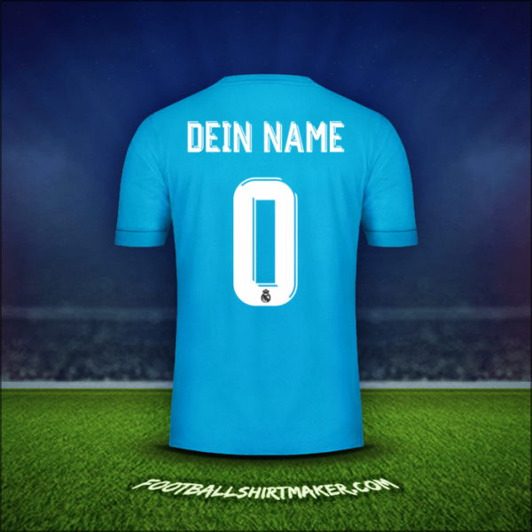 Trikot Real Madrid CF Cup 2017/18 Dritte -  dein name - 0