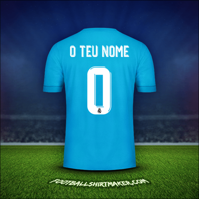 Camisola Real Madrid CF Cup 2017/18 Terceira -  o teu nome - 0