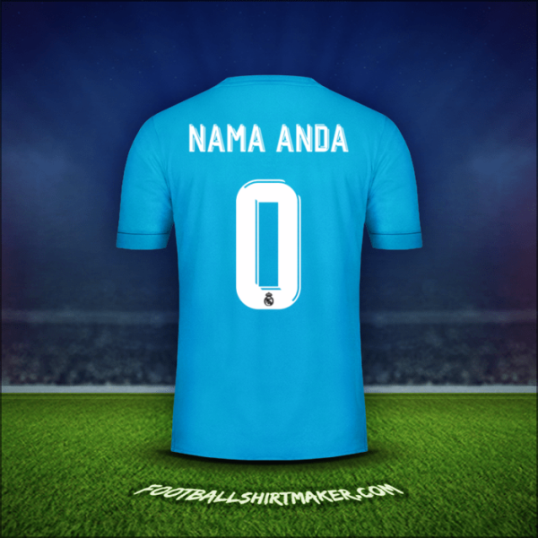 Jersey Real Madrid CF Cup 2017/18 Ketiga -  nama anda - 0