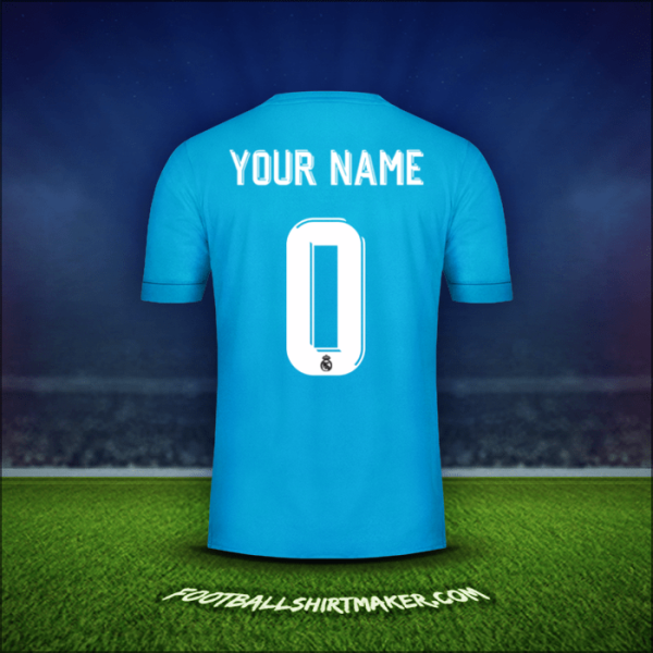Shirt Real Madrid CF Cup 2017/18 Third -  your name - 0