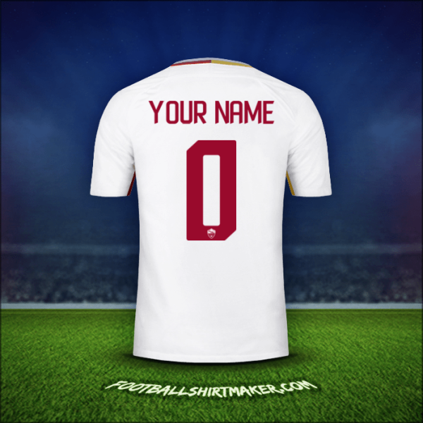 Shirt AS Roma 2017/18 Away -  your name - 0