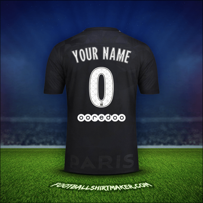 Shirt Paris Saint Germain 2017/18 Third -  your name - 0