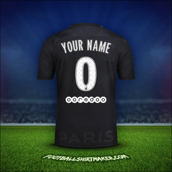 Shirt Paris Saint Germain 2017/18 Third -  your name - 0