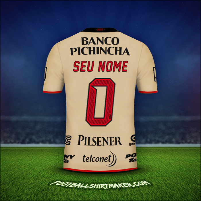Camisa Barcelona SC 92 Anos -  seu nome - 0
