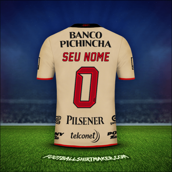 Camisa Barcelona SC 92 Anos -  seu nome - 0