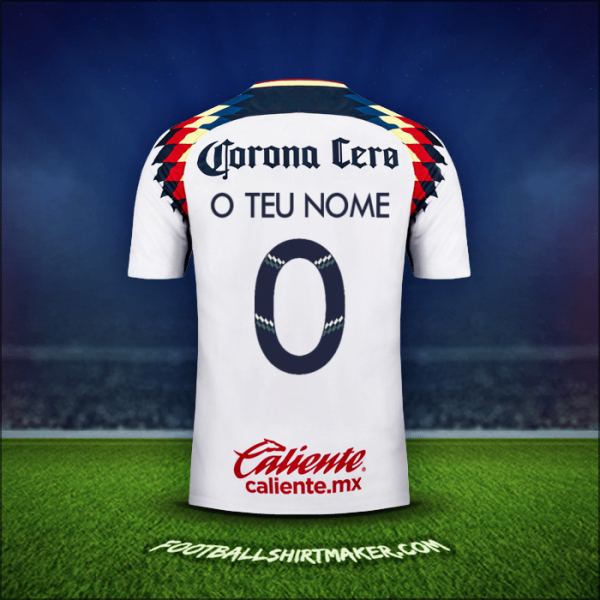 Camisola Club America 2017/18 Alternativa -  o teu nome - 0