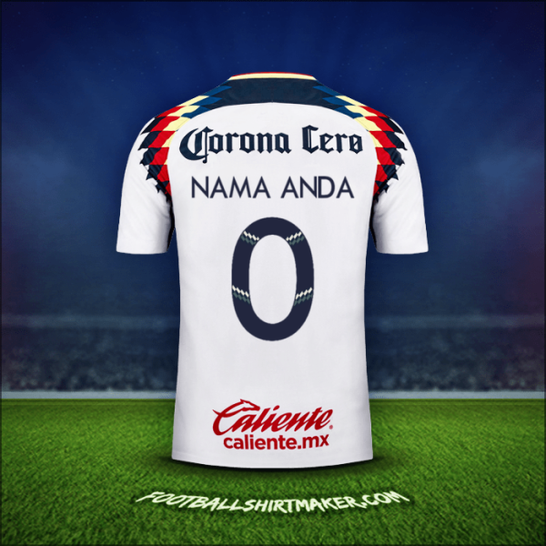 Jersey Club America 2017/18 Alternatif -  nama anda - 0