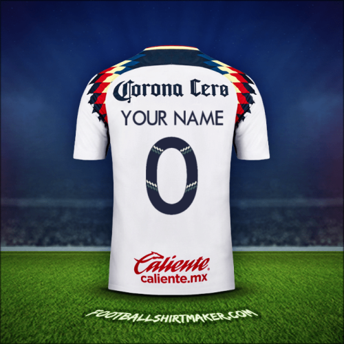 Jersey Club America 2017/18 Away -  your name - 0