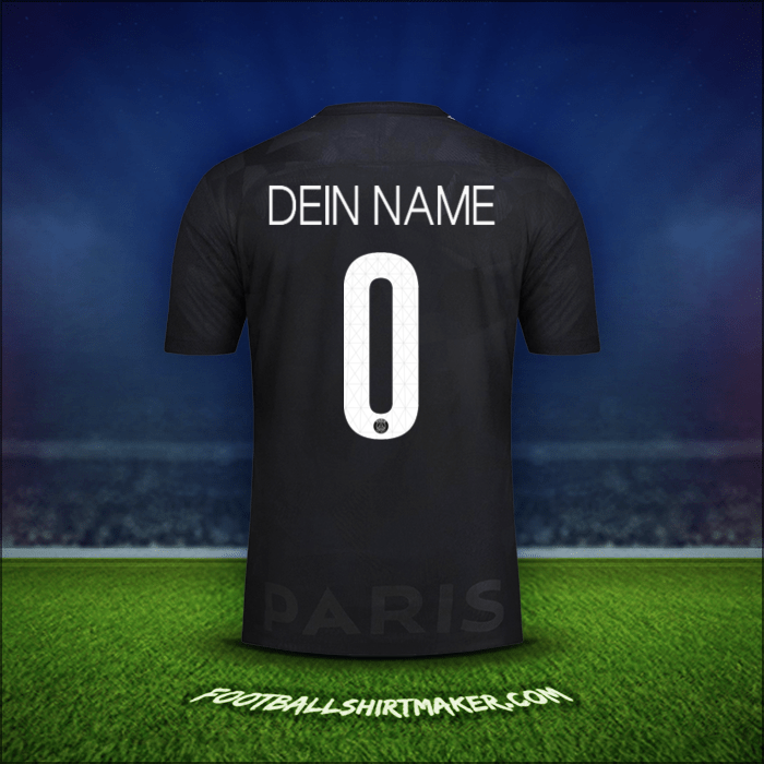 Trikot Paris Saint Germain Cup 2017/18 Dritte -  dein name - 0