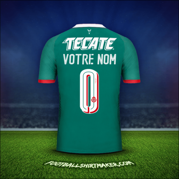 Maillot Guadalajara 2017/18 Troisième -  votre nom - 0