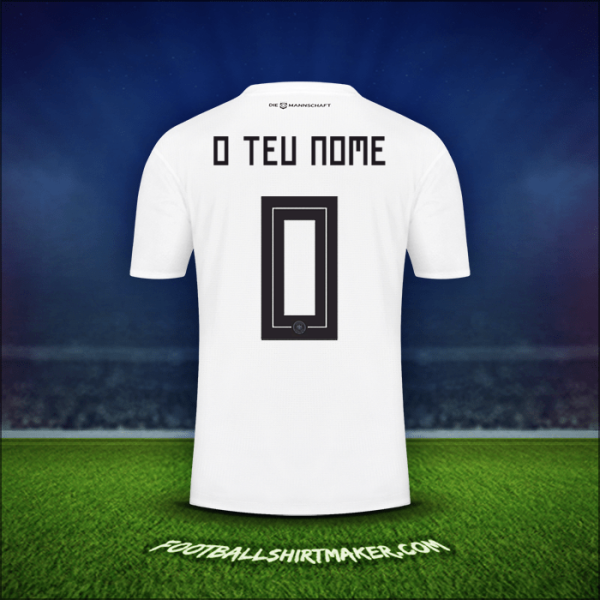 Camisola Alemanha 2018 -  o teu nome - 0