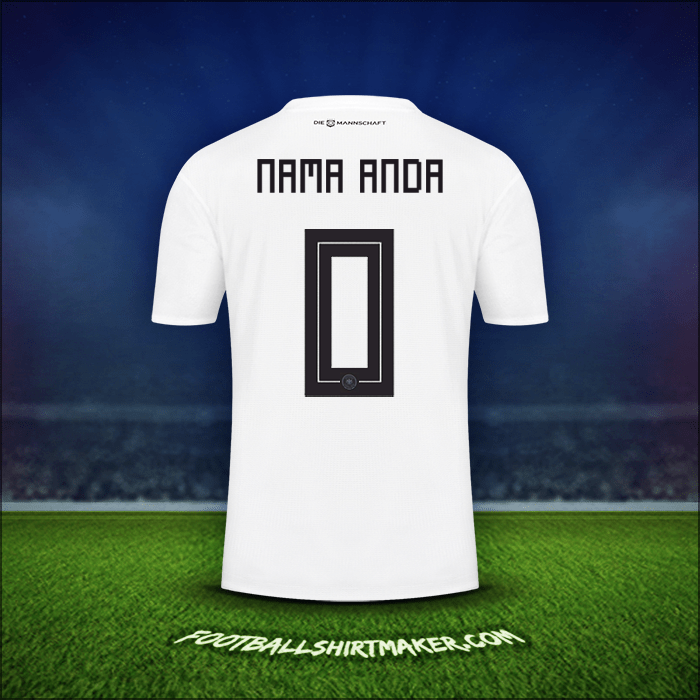 Jersey Jerman 2018 -  nama anda - 0