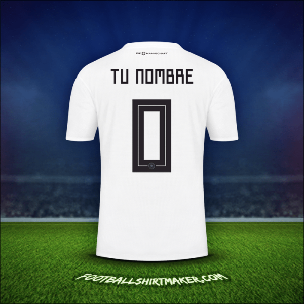 Jersey Alemania 2018 -  tu nombre - 0