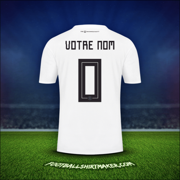 Maillot Allemagne 2018 -  votre nom - 0