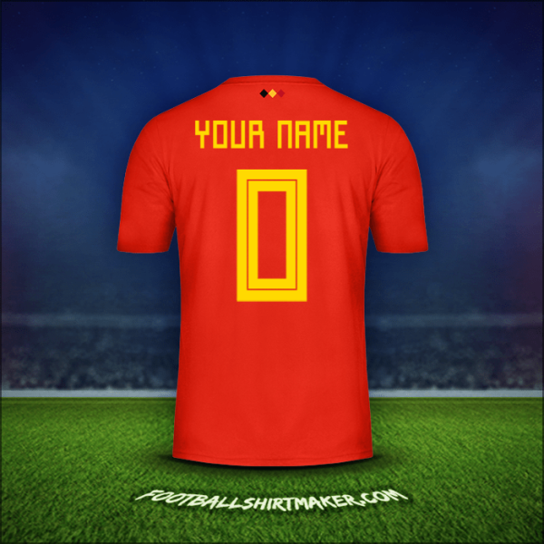 Jersey Belgium 2018 -  your name - 0