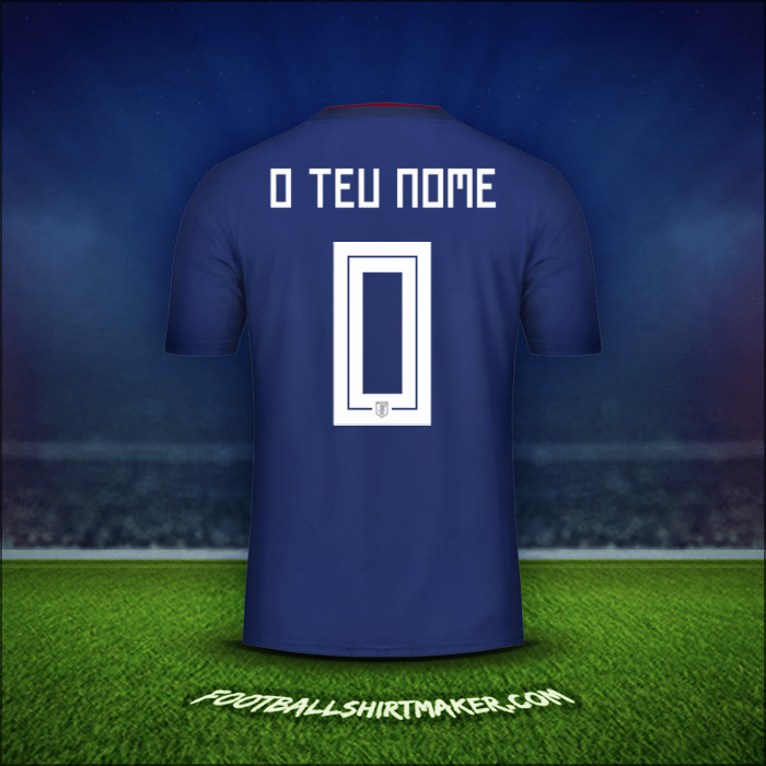 Camisola Japão 2018 -  o teu nome - 0