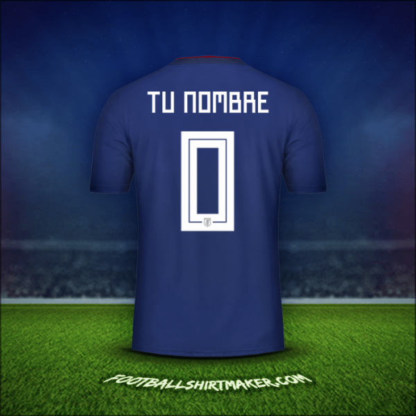 Jersey Japon 2018 -  tu nombre - 0